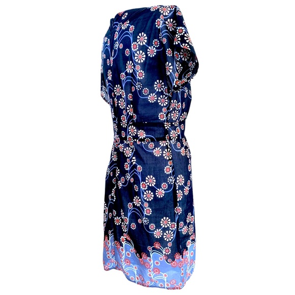 Anthropologie | NWOT Tunic Blouse or Micro Mini Dress in Floral Psychedelic S - Picture 6 of 16